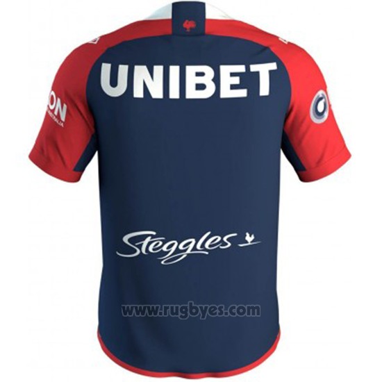 Camiseta Sydney Roosters 9s Rugby 2020 Rojo Azul